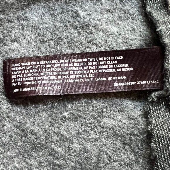 Green Casado Waterfall Draped Open Sweater Anthropologie Saturday Sunday Size S - Picture 4 of 10